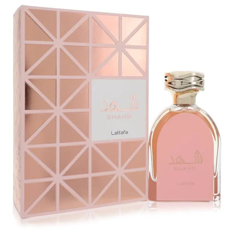 Shahd Eau de Parfum 100ml Almond Orange Jasmine White Florals Orris Tuberose Amber Vanilla Praline and Musk Pour Homme and Femme Lattafa