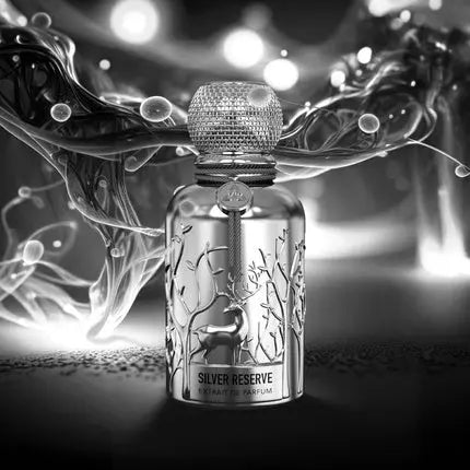 Silver Reserve 100ml by Auraa Desire Extrait De Perfum Amber Leather Vanilla Fragrance Perfume for Men and Women Auraa Desire