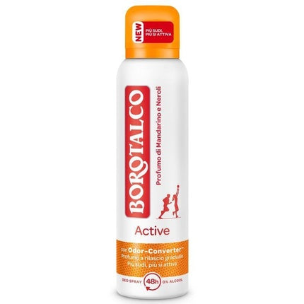 Borotalco Deodorant Spray 150ml Active Mandarin and Neroli Borotalco