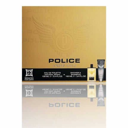 Police Gift Set for Men Eau De Toilette Spray 100ml + Shower Shampoo Police