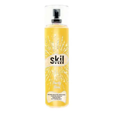 Skil Sequin Party Time Perfume Mist for Women Night Call Collection Musk Vanilla Scent Spray Bottle 250ml - Made in France to Grasse
