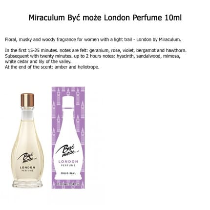 Miraculum Byc Moze Perfume Fragrance Long Lasting Gradual Note Parfum Eau de Parfum (EDP) Femme 10ml