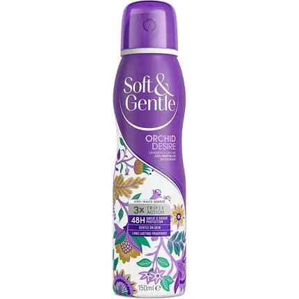 Soft & Gentle Orchid Desire Anti-Perspirant Deodorant Spray 150ml Soft & Gentle