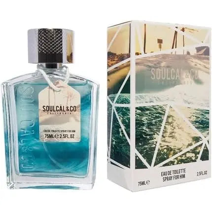 Soul Cal Eau de Toilette for Him Blue 75ml Soul Cal