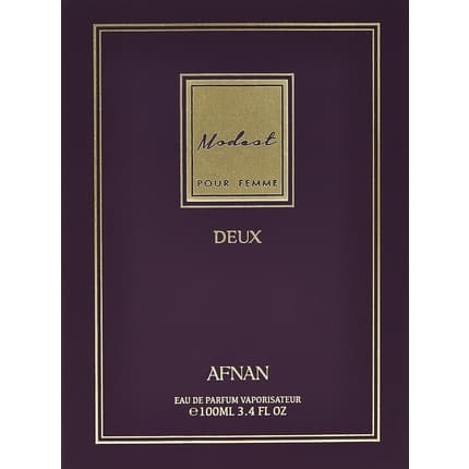 Afnan Modest Deux Eau de Parfum (EDP) Mixte 100ml