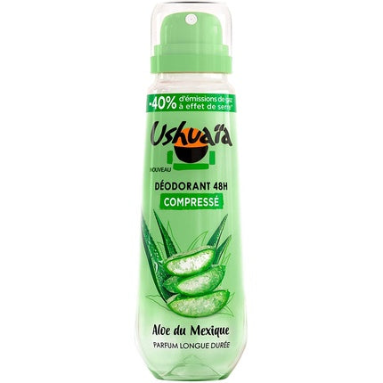 Ushuaïa Compressed Deodorant 48H Aloe from Mexico 100ml Ushuaa