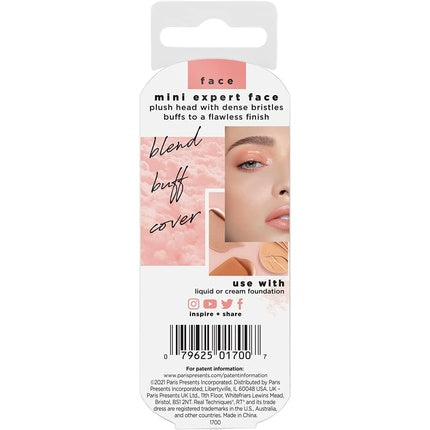 Real Techniques Mini Travel Size Expert Face Makeup Brush for Foundation