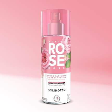 Solinotes Rose Solinotes Fragrance - Refreshing and Moisturizing Eau de Toilette (EDT) Mixte