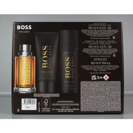 Hugo Boss the Scent Set Eau De Toilette 100ml Shower Gel 100ml Deospray 150ml