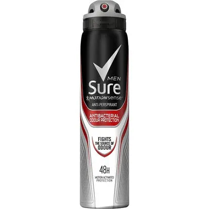 Sure Men Antibacterial Odour Protection Aerosol Anti-Perspirant Deodorant 250ml Sure