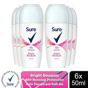 Sure Women Roll On Bright Bouquet Anti-Perspirant Deo 48H Protection 50ml Sure
