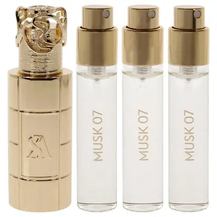 Swiss Arabian Musk 07 Unisex Mini Gift Set 3 x 1oz Perfume Spray with Metal Case Swiss Arabian