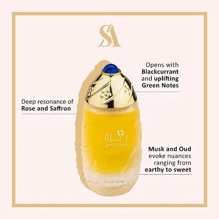 Swiss Arabian Zahra Concentrated Perfume Oil 30ml Women's Fragrance Fruity Green Gourmand Woody Swissarabian