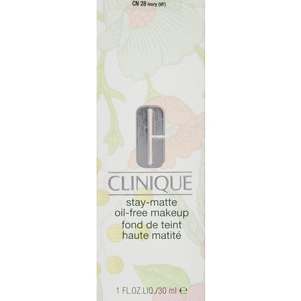 Clinique Stay Matte Oil Free Makeup Long Lasting Mattifying Foundation CN 28 Ivory 30ml