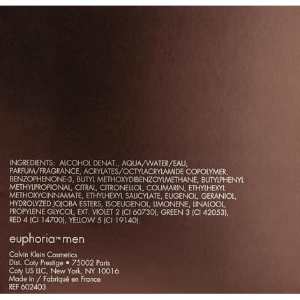 Calvin Klein Euphoria Eau de Toilette (EDT) Homme 50ml