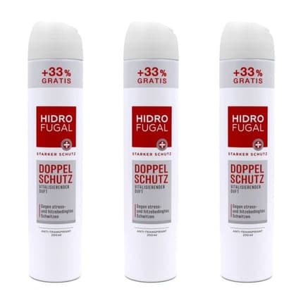 Hidrofugal Double Protection Anti-Perspirant XL 3x 200ml Unisexe