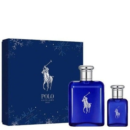Ralph Lauren Polo Blue Eau De Toilette 125ml + Eau De Toilette 40ml Spray Gift Set Maison des fragrances