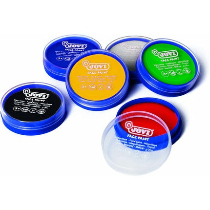 Jovi Children's Cream Makeup Soft Texture Easy to Apply Oil-Based 8ml Assorted Colors - Set of 6