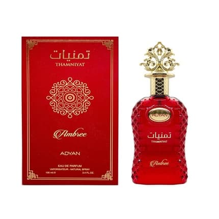 Ajmal Thamniyat Ambree Premium Unisex Rosemary Bergamot Cedar Lemon Spicy Woody Middle Resinous Amber Musk Base Long - Lasting Scent Ideal Day Evening Wear Eau de Parfum 100 ml - Oriental