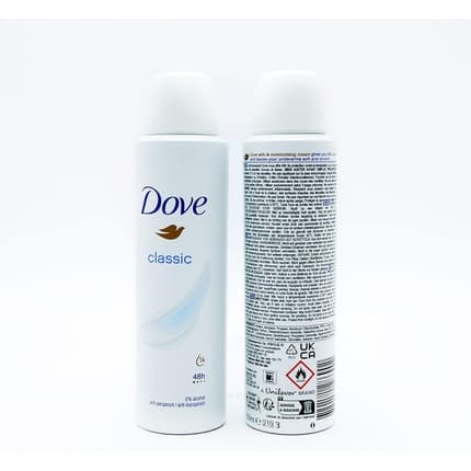 Dove Antiperspirant Deodorant Classic 0% Alcohol Déodorant (Déo) Femme 150ml