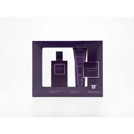 TITTO BLUNI Profumo Donna Gift Set for Women (Perfume 75ml + Body Cream 100ml) Titto Bluni