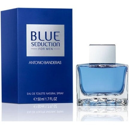 Antonio Banderas Blue Seduction Eau de Toilette Spray Pour Homme 50ml Citrus Antonio Banderas