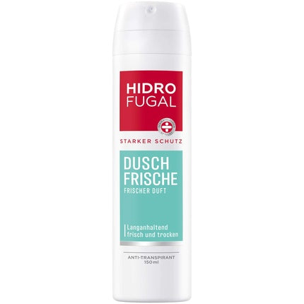 Hidrofugal Shower Fresh Spray 150ml Strong Anti-Perspirant Protection with Pleasant Fresh Scent Hidrofugal