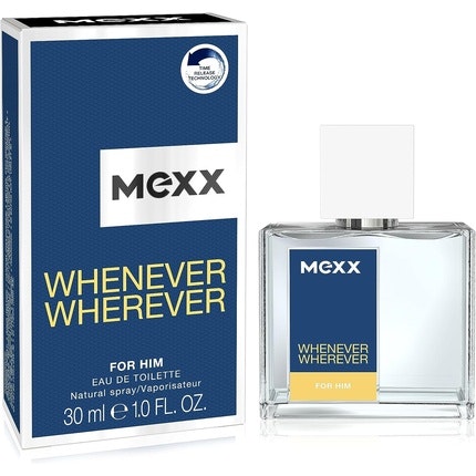 Mexx Whenever Wherever For Him Eau De Toilette Spray 30ml