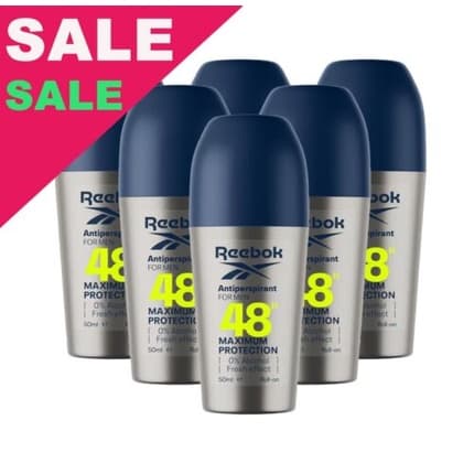 Reebok 48H Maximum Protection Roll-on Deodorant Déodorant (Déo) Homme 50ml