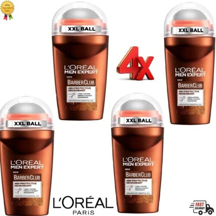 L'Oreal Man Expert Friseur Club 48 Hour Roll-On Deodorant for Men 50ml L'Oréal