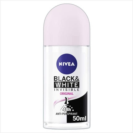 Nivea Invisible for Black & White Roll-On Deodorant 50ml Nivea