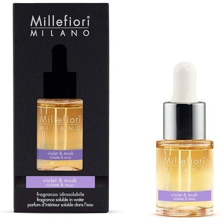 Millefiori Milano Water-Soluble Fragrance Oil Violet and Musk 15ml Millefiori