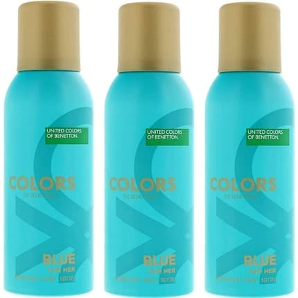 Benetton Colours De Blue Ladies s Deodorant Body 150ml pour femme