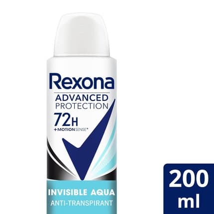 Rexona Rexona Invisible Aqua 72 Hours Déodorant (Déo) Mixte 200ml
