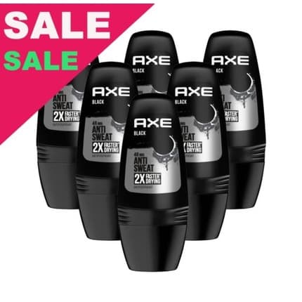 Axe/Lynx Axe Black Roll-on Deodorant Antiperspirant Anti-Sweat Déodorant (Déo) Mixte 50ml