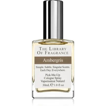 The Library of Fragrance Ambergris Acqua di Colonia Unisex Perfume - 30 ml The Library Of Fragrance