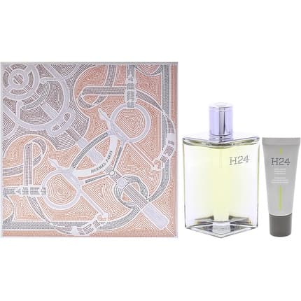 Hermès H24 par Hermes 2 Pc Gift Set and Face Moisturizer Coffret (Coffret) Homme 98ml
