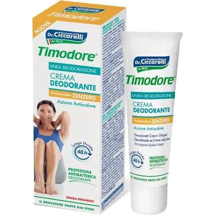 Timodore 48H Deodorant Cream with Ginger Scent 50ml Timodore