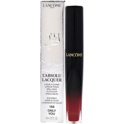 Lancome L'Absolu Lacquer Red Lipstick 188 Only You 8ml - Lancôme