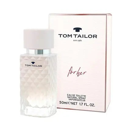 Tom Tailor Women's Perfume for Her 50ml - Sporty and Elegant Combination of Peach, Rose, and Musk Tom Tailor