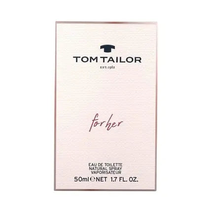 Tom Tailor Women's Perfume for Her 50ml - Sporty and Elegant Combination of Peach, Rose, and Musk Tom Tailor