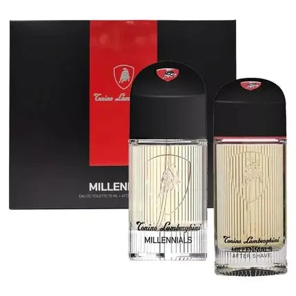 Tonino Lamborghini Millennials Men's Perfume Eau De Toilette After Shave Set 75 Milliliters Tonino Lamborghini