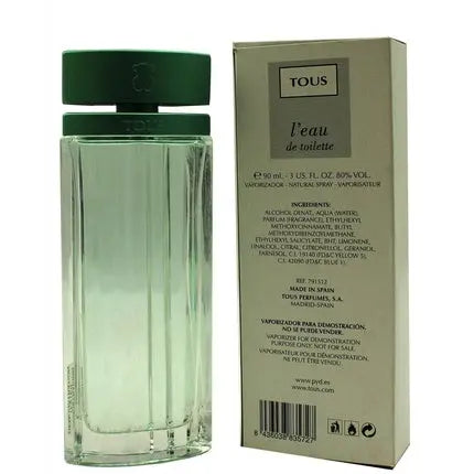 Tous L'eau De Toilette Spray for Women 3 Ounce Tous