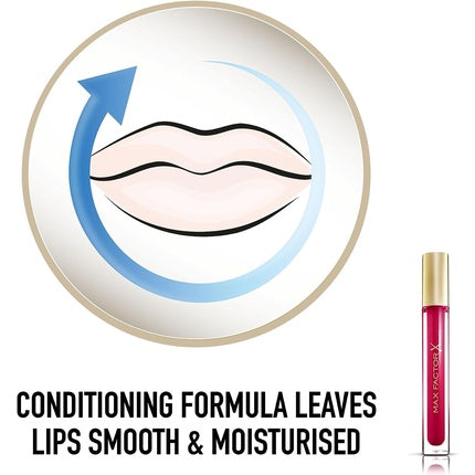 Max Factor Colour Elixir Lip Gloss with Shine Enhancers and Smoothing Oil 6 60 Polished Fuchsia
