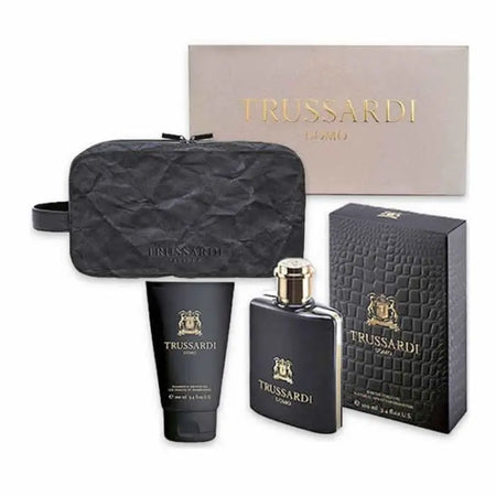 Trussardi Uomo Eau De Toilette Spray 100ml Set 3 Pieces Trussardi