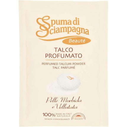 Spuma di Sciampagna Perfumed Talc 75g Maison des fragrances