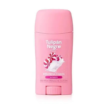 Tulipan Negro Deodorant Kiss Strawberry Cream Stick Sweet Exotic Scent 50ml Tulipan Negro