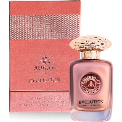 Evolution Extrait De Perfume 100ml par Auraa Desire Floral Woody Fragrance Femme Damask Rose Patchouli Sandalwood and Birch Scents Long Lasting - Eau de Parfum