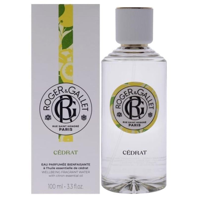 Roger & Gallet Cedrat Fragrant Wellbeing Water For Unisex Eau de Toilette (EDT) Mixte 100ml