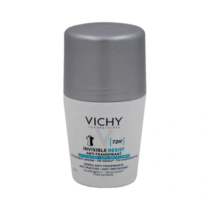 Vichy Homme Invisible Resist Deodorant 72h Anti-Stains 50 Ml Roll-On Vichy